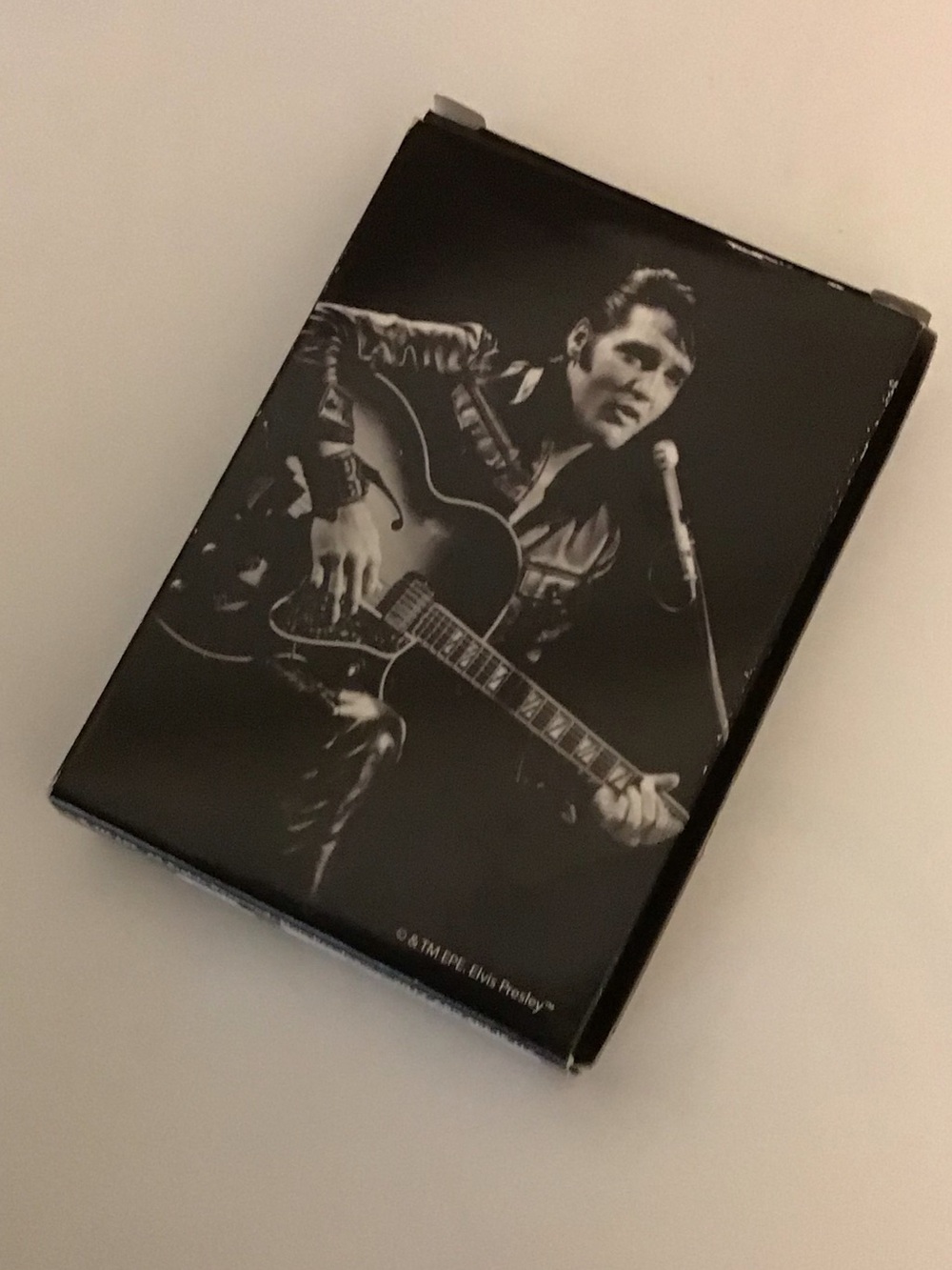 2017 Elvis Presley 52 card deck with 1968 television special photo